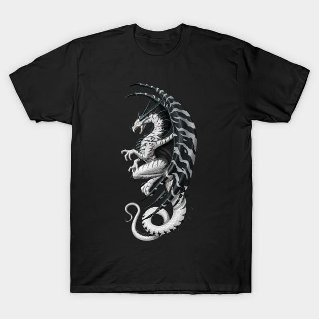 Master Dragon white T-Shirt by chriskar